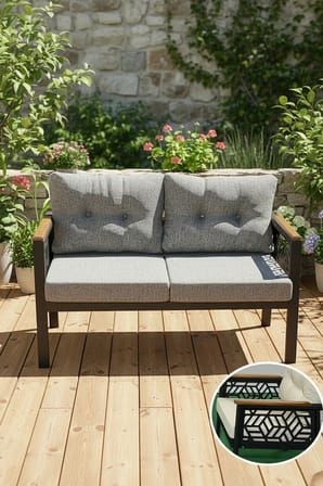 MELİSA Balkon-bahçe-kafe Çay Seti Koltuk Oturma Takımı-oturma Grubu,ofis Koltuğu 2'li