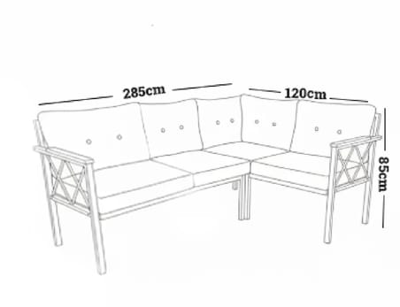 melisa 2+2 Köşe Yön değiştirilebilir Koltuk Takımı Balkon-bahçe-kafe-çay Seti fonksiyonel