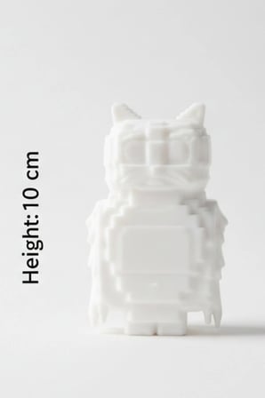 ROBLOX KAHRAMANI MEOWL BAYKUŞ KEDİ 10 CM BEYAZ