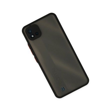 Realme C11 2021 Kılıf Montreal Silikon Kapak - Siyah