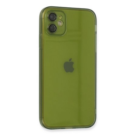 İphone 12 Kılıf Fly Lens Silikon - Yeşil