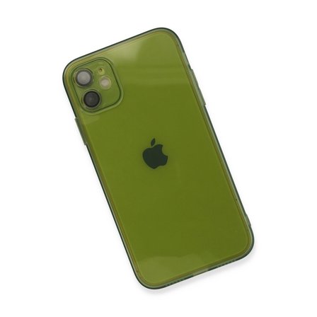 İphone 12 Kılıf Fly Lens Silikon - Yeşil
