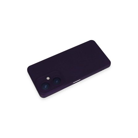 Vivo Y27 Kılıf Nano İçi Kadife Silikon - Mor