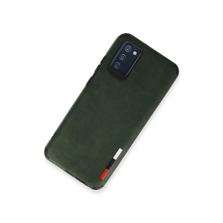 Samsung Galaxy A03s Kılıf Loop Deri Silikon - Yeşil