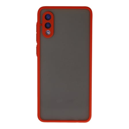 Galaxy A02 Kılıf Montreal Silikon Kapak - Kırmızı