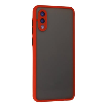Galaxy A02 Kılıf Montreal Silikon Kapak - Kırmızı