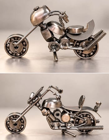 Metal Bilyeli Motor Küçük Boy Alk6233