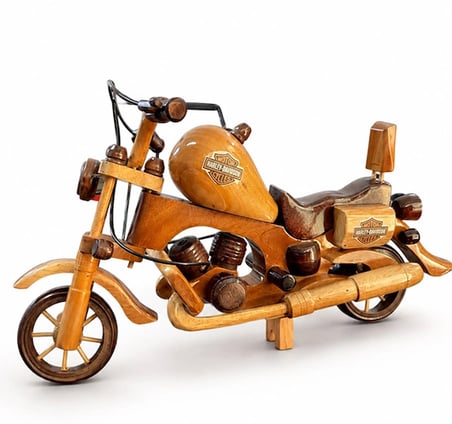 Dekoratif Ahşap Motor No:1139