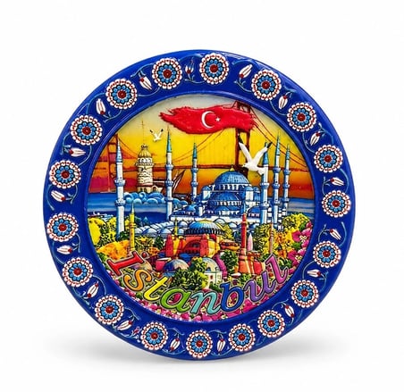 İstanbul Temalı Seramik Magnet Alk5851