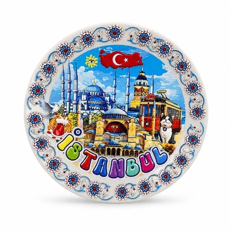 İstanbul Temalı Seramik Magnet Alk5853