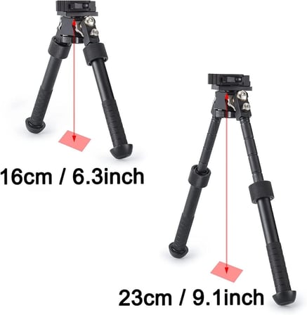 X Tac Picatinny Rail 22 Mm Hareketli Bipod