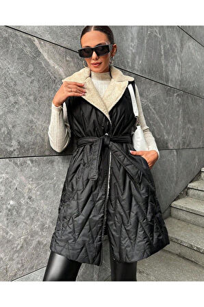 Kadın Kürklü Yelek