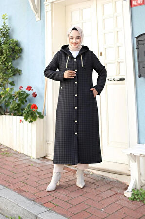 Kadın Örme Kapüşonlu Katipone Kap