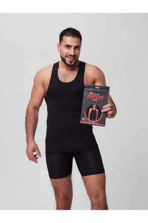 Erkek Siyah Takım Özel Kutuda Uzun Kesim Boxer + Sporcu Atlet