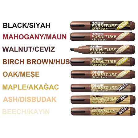 Artline EK-95 Mobilya Rötuş Dolgu Kalemi Meşe