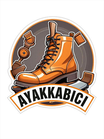 Ayakkabıcı Meslek Sticker