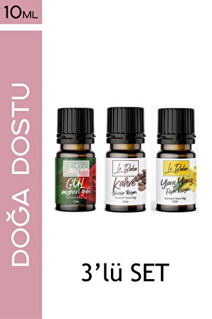 Mesnevi Gülü,kahve,ylang Ylang Doğal Uçucu Saf Buhurdanlık Esansı Oda Kokusu Esans Buhur Yağı 10ml