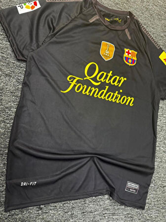 Messi 10 Barça 2011 Sezon Nostalji Siyah Kısa Kol Forması