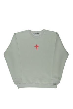 Lenithra Fullmetal Alchemist Brotherhood Elric Sırt Baskılı Unisex Oversize Sweatshirt Gri / XL