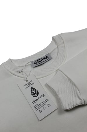 Lenithra Fullmetal Alchemist Brotherhood Alphonse Sırt Baskılı Unisex Oversize Sweatshirt Beyaz / L