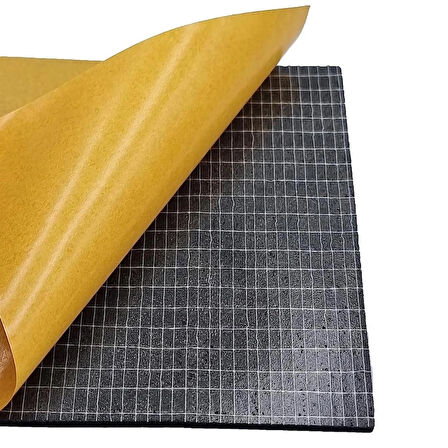 metcompany Oto Ses Yalıtım Kauçuk Sünger Yapışkanlı 9mm 20cmx120cm
