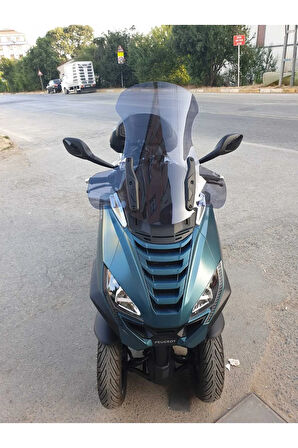 Peugeot Metropolis 400 Siperlik Ön Cam 2021 2024 Model 68cm Açıkfüme Renkli 4mm