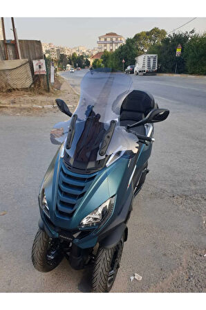 Peugeot Metropolis 400 Siperlik Ön Cam 2021 2024 Model 68cm Açıkfüme Renkli 4mm