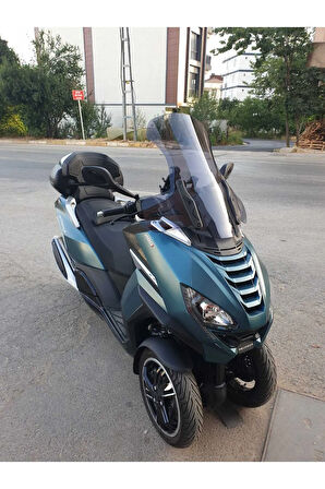 Peugeot Metropolis 400 Siperlik Ön Cam 2021 2024 Model 68cm Açıkfüme Renkli 4mm