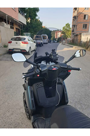 Peugeot Metropolis 400 Siperlik Ön Cam 2021 2024 Model 68cm Açıkfüme Renkli 4mm