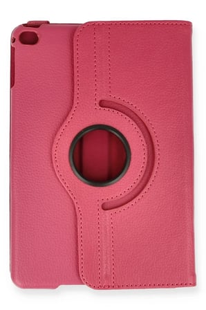 Ipad Mini 4 Kılıf 360 Tablet Deri Kılıf - Pembe