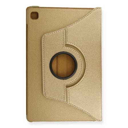 Galaxy T500 Tab A7 10.4 Kılıf 360 Tablet Deri Kılıf - Gold