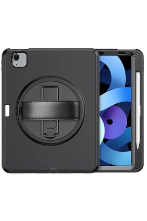 Ipad 2025 10.9 10.Nesil (A16) Kılıf Hand Strap Tablet Kılıfı - Siyah