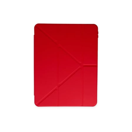 Ipad 11 (2018) Kılıf Kalemlikli Mars Tablet Kılıfı - Kırmızı