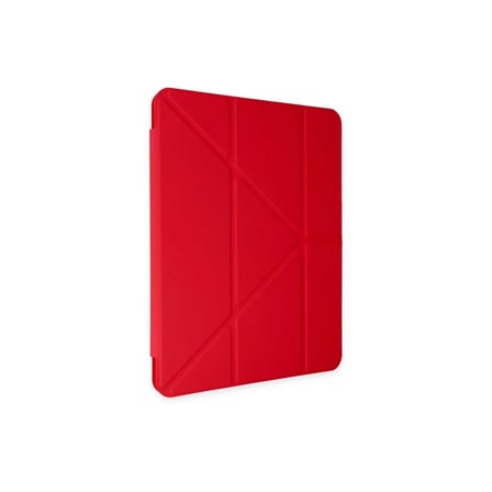 Ipad 11 (2018) Kılıf Kalemlikli Mars Tablet Kılıfı - Kırmızı