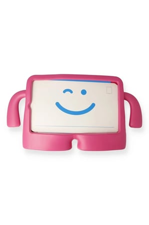 Galaxy Tab A9 Kılıf Karakter Tablet - Pembe