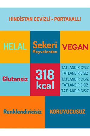 Hindistan Cevizi Kaplamalı Karma Çilek & Portakallı Meyve Topu | - 90gr X 20 Adet