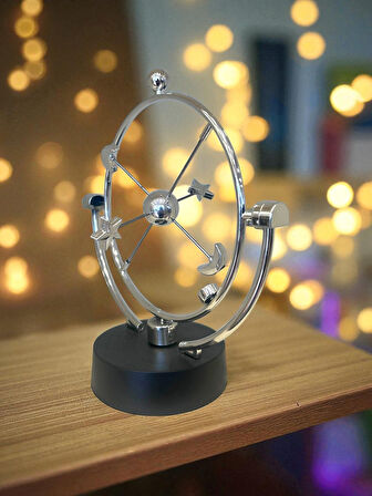 Manyetik Newton Sarkaç Oyuncağı – Sürekli Hareketli Kinetik Masaüstü Dekor