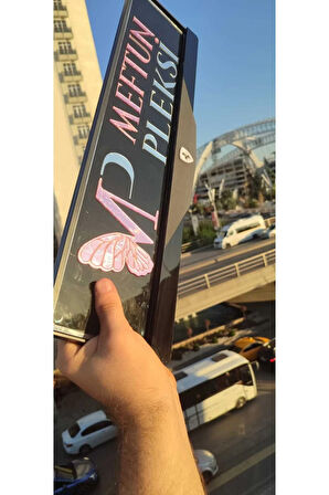 Ferrari Model Uyumlu Mat Pleksi Plakalık