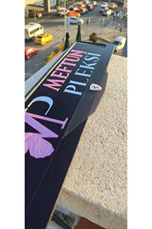 Ferrari Model Uyumlu Mat Pleksi Plakalık