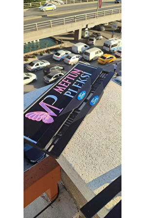 Ford Model Uyumlu Mat Pleksi Plakalık