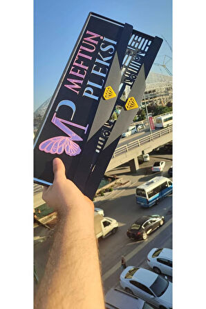 Pırlanta Model Mat Pleksi Plakalık