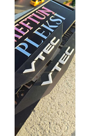 V Tec Model Mat Pleksi Plakalık