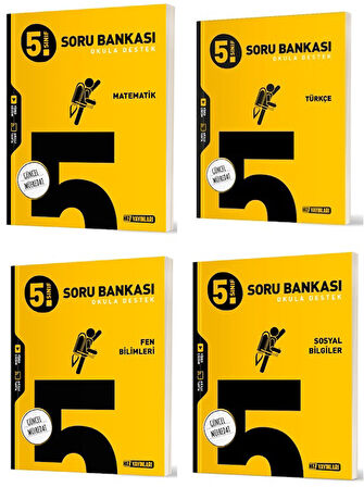 Hız 2025 5. Sınıf Matematik Türkçe Fen Sosyal Soru Seti 4 Kitap