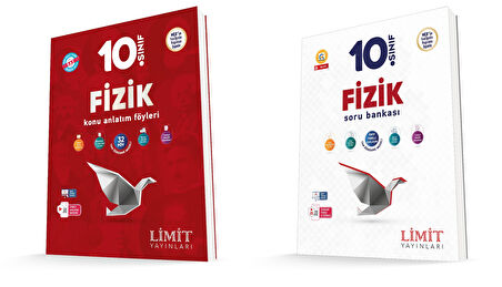 Limit 2025 10. Sınıf Fizik Kaf Konu + Soru Seti 2 Kitap Güncel Müfredat