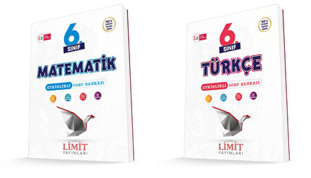Limit 2026 6. Sınıf Matematik + Türkçe Soru Bankası Seti 2 Kitap Güncel Müfredat