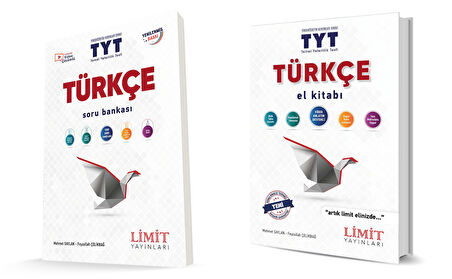 Limit Tyt Türkçe Soru Bankası + El Kitabı Seti 2 Kitap 2024