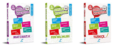 Pruva Akademi 2025 5. Sınıf Matematik + Fen Bilimleri + Türkçe Sorular Konuşuyor Seti 3 Kitap Güncel Müfredat
