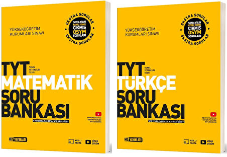 Hız 2025 Tyt Türkçe + Matematik Soru Bankası Seti 2 Kitap