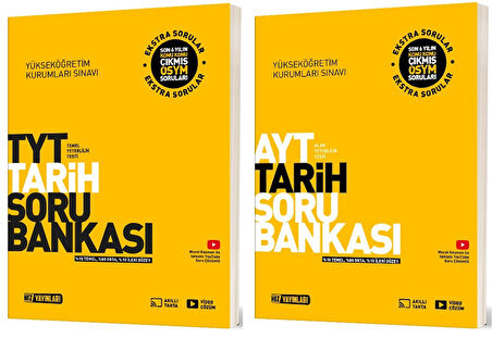 Hız 2025 Tyt Ayt Tarih Soru Bankası Seti 2 Kitap