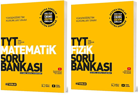 Hız 2025 Tyt Matematik + Fizik Soru Bankası Seti 2 Kitap